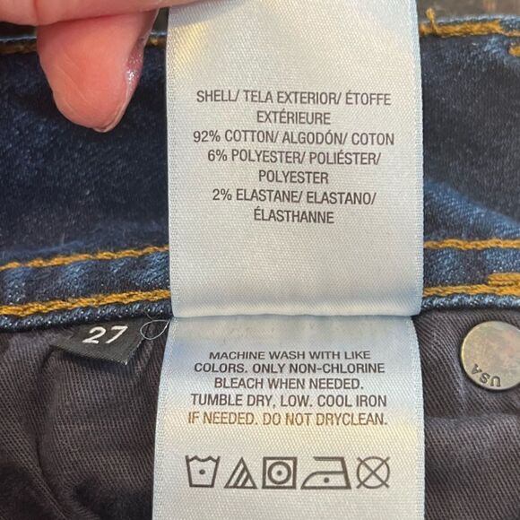 NWT HUDSON Midrise Signature Bootcut Jeans Blue Women’s Size 27 - Picture 7 of 8